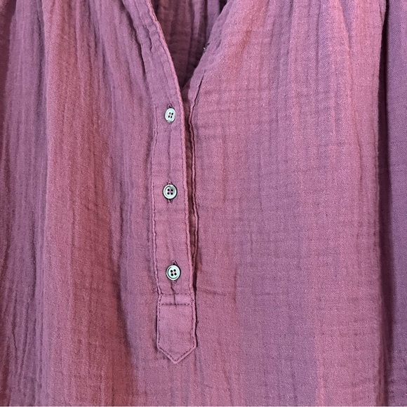 XiRENA Purple gauze blouse size medium - Picture 5 of 10